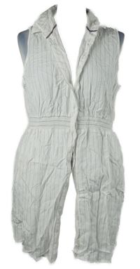 Dámske biele prúžkované košeľové šaty Jack Wills