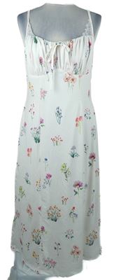 Dámske biele kvetované midi šaty Shein