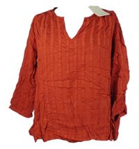 Nové - Dámská červená pruhovaná halenka Monsoon 