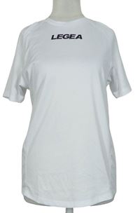 Dámske biele športové tričko s logom Legea
