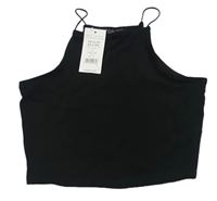 Čierny crop top New Look