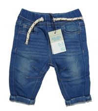 Nové- Modré teplákové rifle Primark