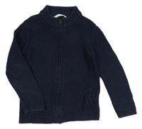 Tmavomodrý prepínaci sveter M&S