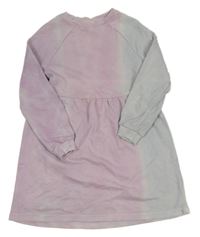 Ružovo-modré teplákové šaty George