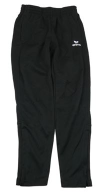 Čierne športové tepláky s logom Erima