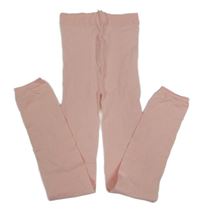 Růžové silonky bez šlapiček