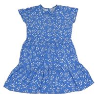 Modro-bílé květované šaty Primark