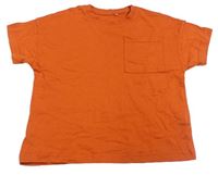 Oranžové tričko s kapsičkou George