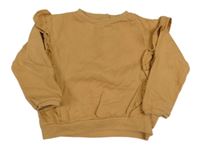 Okrová mikina s volánky Next