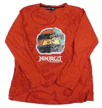 Červené vzorované triko - Lego Ninjago Desigual