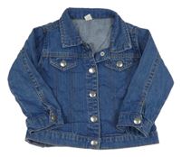 Modré rifľová bunda