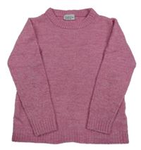 Ružový melírovaný sveter YOUNG IDOLS