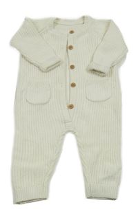 Smetanový pletený overal George