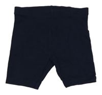 Tmavomodré elastické kraťasy Next