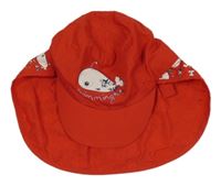 Červená kšiltovka s rybami H&M