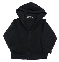 Čierna prepínaci mikina s kapucňou H&M