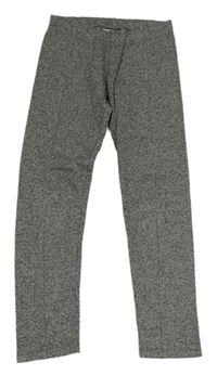 Sivé melírované legíny H&M