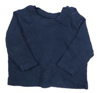 Tmavomodré tričko Primark