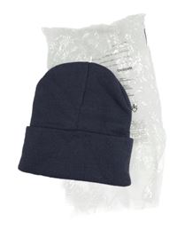 Nové - Modrošedá pletená čepice 