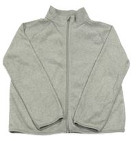 Šedá fleecová propínací mikina H&M