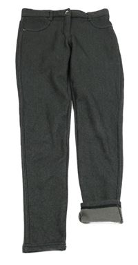 Tmavošedé zateplené tregíny Yigga 