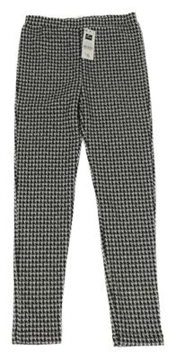 Nové - Černo-bílé vzorované legíny Dunnes