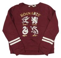 Vínová mikina so zvířaty - Harry Potter a pruhmi H&M