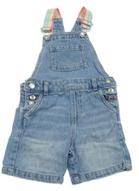 Modré riflové laclové kraťasy PEP&CO