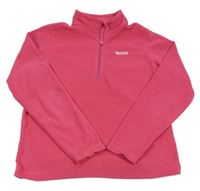 Tmavoružová fleecová funkčná mikina s logom REGATTA