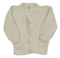Smotanový chlpatý prepínaci oversize sveter F&F