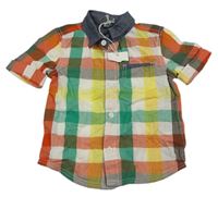 Farebná kockovaná košeľa Miniclub