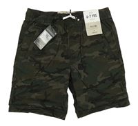 Army plátenné pull on kraťasy Denim Co.