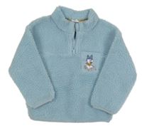 Světlemodrá huňatá mikina s Daisy Primark