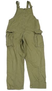 Khaki laclové cargo rifle Next