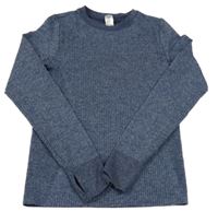 Tmavomodré melírované spodné tričko Yigga