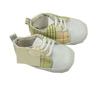 Nové - Béžovo-zeleno-bílé kostkované capáčky vel. 17