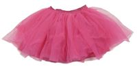Fuchsiová tylová sukňa Next
