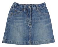 Modrá rifľová sukňa H&M