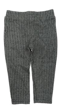 Čierno-sivé vzorované tregíny Zeeman