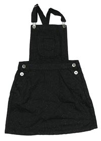 Čierne trblietavé rifľové na traké šaty M&Co.