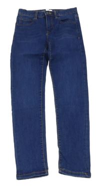Tmavomodré super skinny rifle Zara