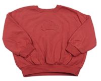 Malinová oversize mikina s autom George