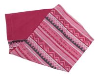 Růžový vzorovaný multifunkční nákrčník