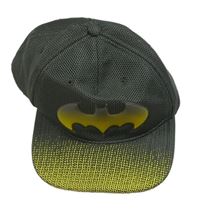Tmavošedo-žltá sieťovaná šiltovka s netopýrem - Batman Primark