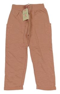 Nové - starorůžové tepláky s madeirou Crafted