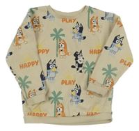 Svělebéžová mikina s Bluey Tu