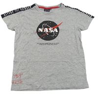 Šedé tričko - NASA