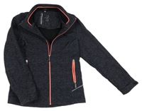 Tmavomodrá melírovaná softshellová bunda Northville