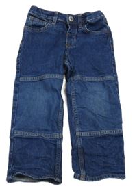 Tmavomodré loose fit rifle H&M