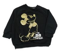 Čierna mikina s Mickeym Disney